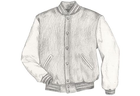 31 Style Terms Every Man Needs To Know Varsity Jacket Jacket Drawing