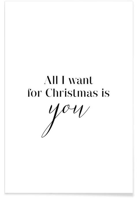 All I Want For Christmas Is You Poster Juniqe