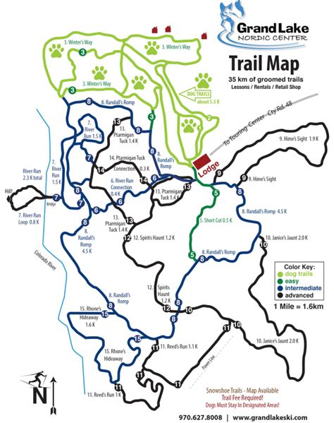 Grand Lake Trail Map