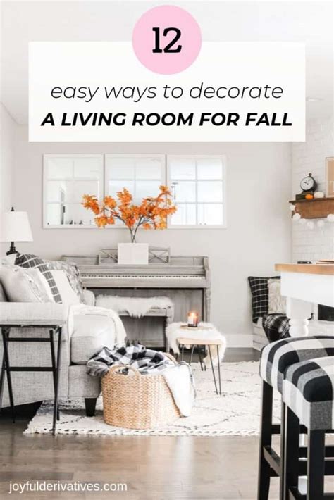 12 Cheap And Easy Fall Living Room Decor Ideas Joyful