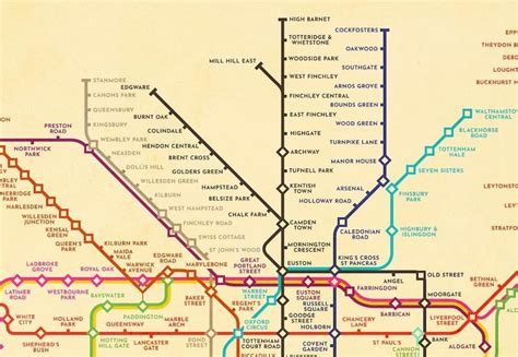 Harry Beck S Iconic Tube Map London Tube Map London Underground Map