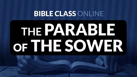 The Parable Of The Sower Brookside Presbyterian