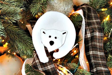 Cute And Easy To Make Polar Bear Ornament