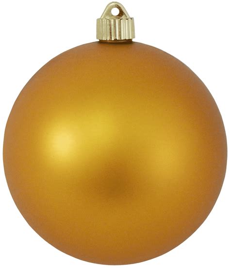 6 150mm Shatterproof Deep Gold Christmas Ball Ornament By Christmas