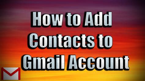 How To Add Contacts In New Gmail 2018 Youtube
