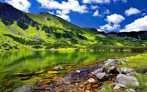 Tatras Mountains Carpathian Mountain Belt In Eastern Europe Natural