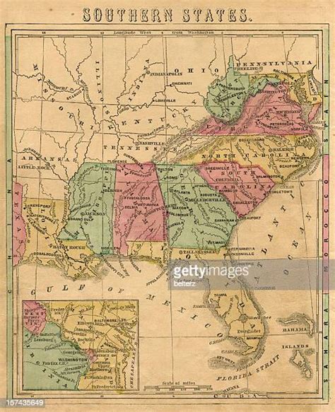 Southern States Map Photos And Premium High Res Pictures Getty Images