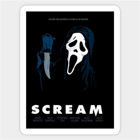 Scream Scream Sticker Teepublic