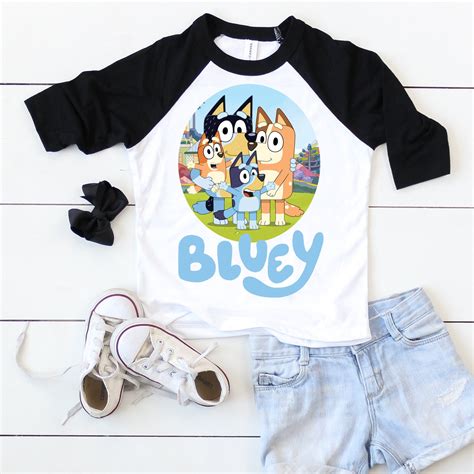 Bluey Inspired Shirt Kids Shirt Ts For Kids Toddler T Bluey