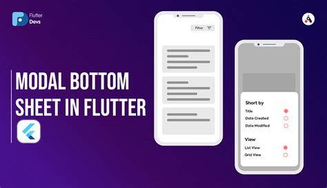 How To Create A Modal Bottom Sheet In Flutter With Bu