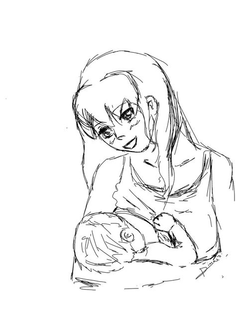 Maka Breastfeeding Her Baby By Dimea On Deviantart