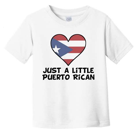 Just A Little Puerto Rican Baby T Shirt Funny Puerto Rico Etsy