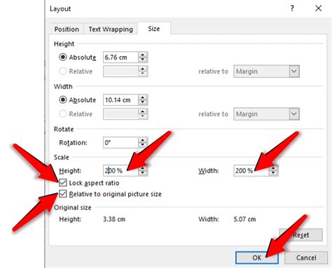 How To Resize A Image In Word Printable Templates Free