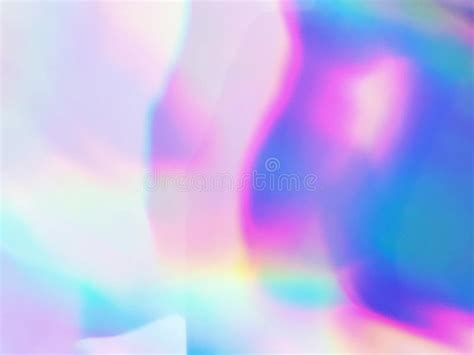 Holographic Neon And Pastel Colors Stock Illustration Illustration Of