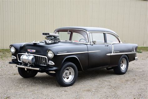 1955 Chevy Gasser Packs A 355ci Supercharged Punch Hot Rod Network