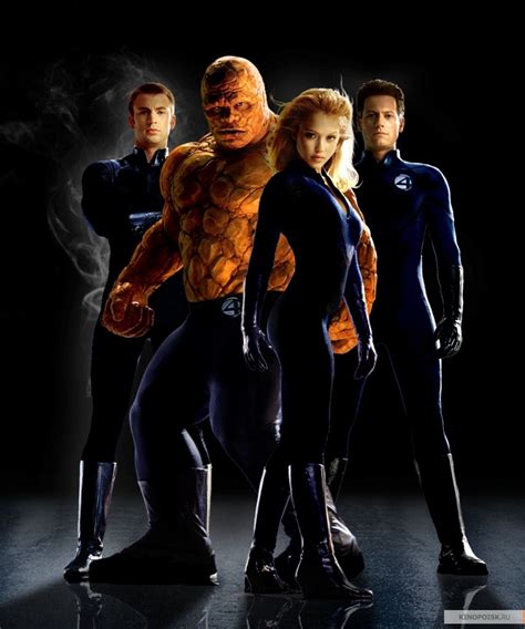 Johnny Storm Ben Grimm Sue Storm And Reed Richards In Fantastic Four