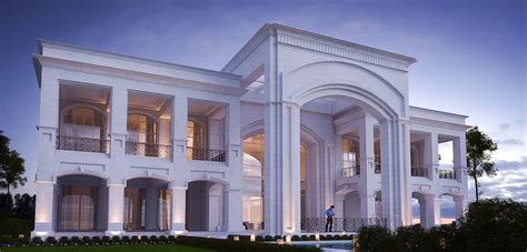 prince home saudi arabia on behance architectural house plans classic house exterior