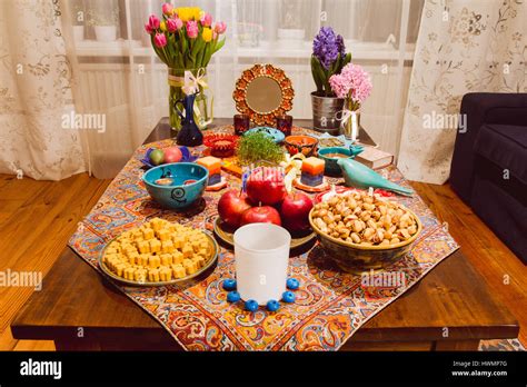 A Traditional Haft Sin Table Celebrating Nowruz The 41 Off