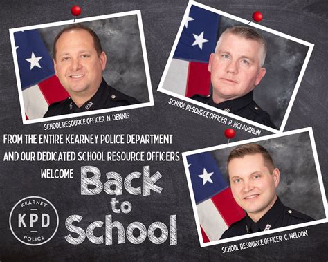 Kearney Police Dept On Twitter As A New School Year Gets Underway We Wanted To Be Sure To