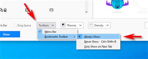 How To Show Or Hide The Bookmarks Toolbar In Firefox Laptrinhx