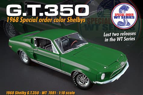 1968 Ford Shelby Gt 350 Wt Special Paint Car 5 Details Diecast
