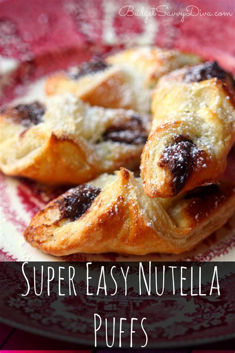 Super Easy Nutella Puffs Recipe Budget Savvy Diva