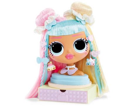 Lol Surprise Omg Styling Head Candylicious New Lol Omg Doll Head For Style Hair Play Where