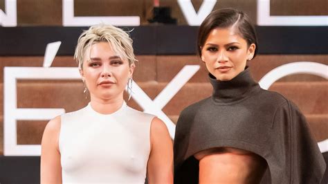 Zendaya Flashes Glimpse Of Underboob And Abs In Futuristic Look Alongside Stylish Florence Pugh