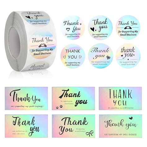 Buy Pieces Thank You For Supporting My Small Business Stickers And