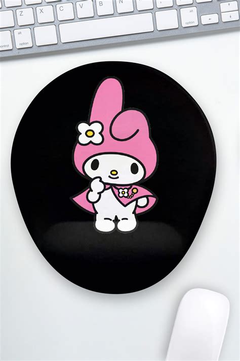 Anime My Melody Kuromi Bilek Destekli Mouse Pad Kişiye Özel Ürün