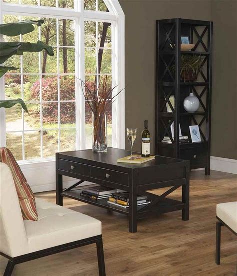 For this reason, more and more manufacturers are creating side table, accent tables and end tables that can be used as a coffee table as well. Elegant Black Coffee Table Sets for Living Room (With images)