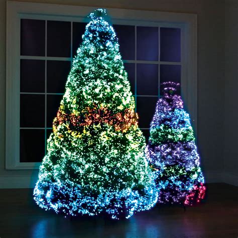 The Northern Lights Christmas Trees Hammacher Schlemmer