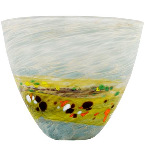 Alpine Volcanic Bowl New Zealand Glass Art Lava Glass