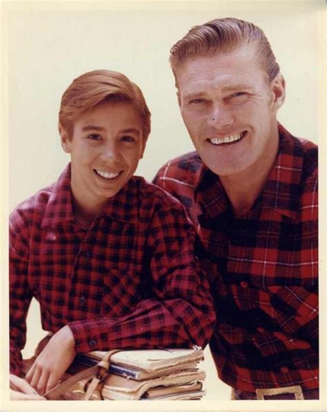 The Rifleman Chuck Connors Johnny Crawford Photo A Johnny