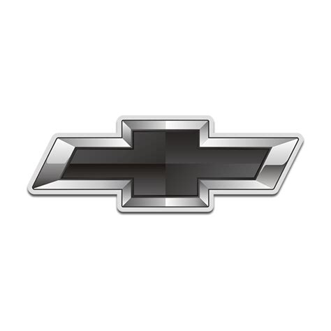 Chevrolet Black Bowtie Logo Chevy Sticker Decal Rotten Remains
