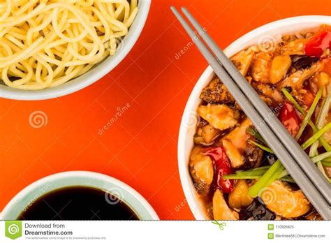Beef with chilli black bean sauce. Cantonese Style Sweet And Sour Chicken With Rice Stock Image - Image of fresh, asian: 110926825