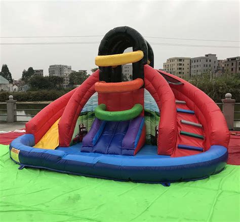 Adult Banzai Typhoon Twist Inflatable Water Pool Slide Inflatable