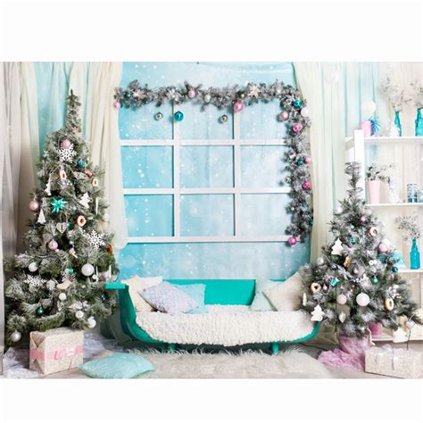 Lighting And Studio 7×5ft Photo Booth Backdrop Vinyl Christmas Tree