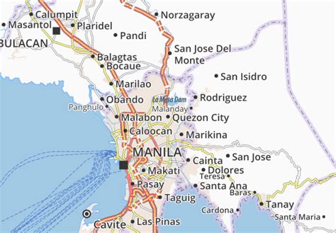 Michelin Quezon City Map Viamichelin