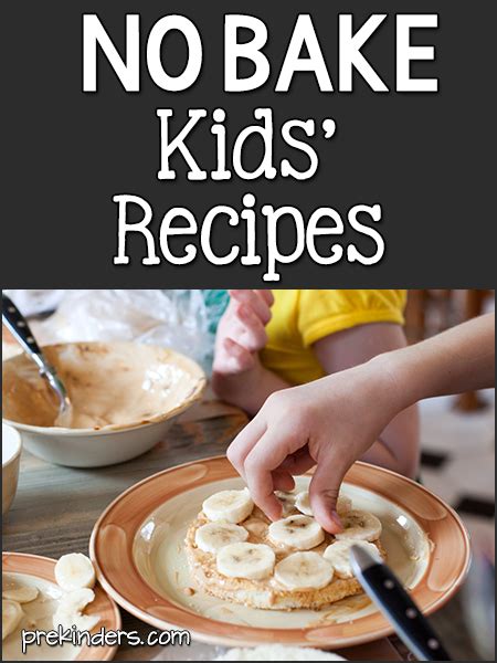 Kid Recipes Cooking With Kids Prekinders