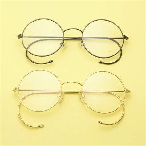 42 50 Mm Diameters Small Round Optical Rare Wire Rim Adults Prescription Eyeglasses Frame