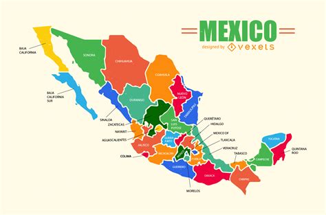 Mapa y casos de coronavirus en méxico por estados hoy 19 de mayo la república mexicana suma ya más de 54 mil casos acumulados de coronavirus y 5 mil 666 muertes, lo que mantiene el índice de letalidad por encima del 10%. Mapa México Vector - Descargar vector