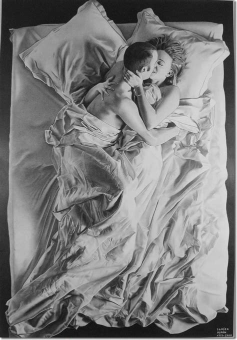 Damien Hunin Couple In Bed Pencil Drawing This Is A Drawing I D E A S Insp Pinterest