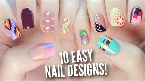 Nail Art Designs For Kids Easy Step By Step Easy Nail Art For Beginners