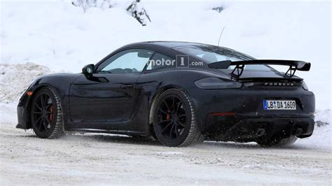 Porsche Cayman Gt Spied Completely Naked Update