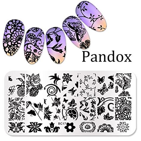 Buy Generic Bc17 Pandox Stamp Flower Nail Stamping Plates Image High