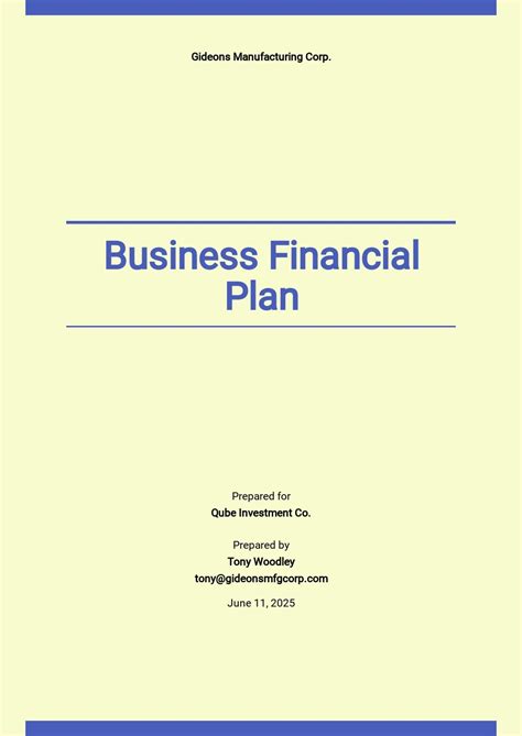 Business Plan Financial Templates 15 Docs Free Downloads
