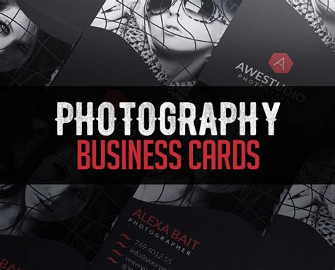 Photography Business Card Templates Design Graphic Design Junction