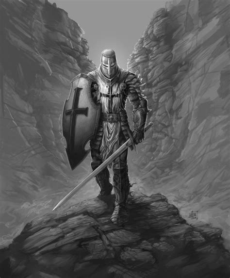 Templar Knight Drawing Teutonic Knight By Hans Zimmer Bodaqwasuaq