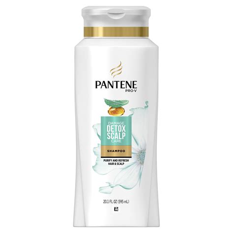 Pantene Pro V Damage Detox Scalp Care Shampoo 201 Fl Oz